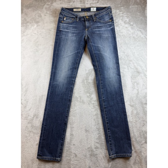 Ag Adriano Goldschmied Denim - AG Adriano Goldschmied Jean Women's 24r The Stilt Cigarette Leg Blue Whisker USA